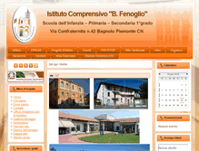 Tablet Screenshot of ics-bagnolopiemonte.it